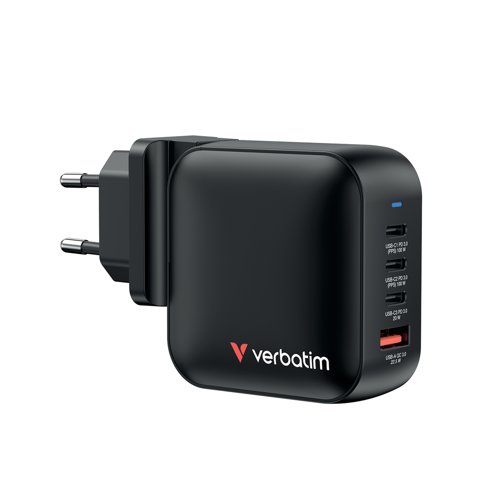 Verbatim Mini GaN Wall Charger 100W 4 Port 32231