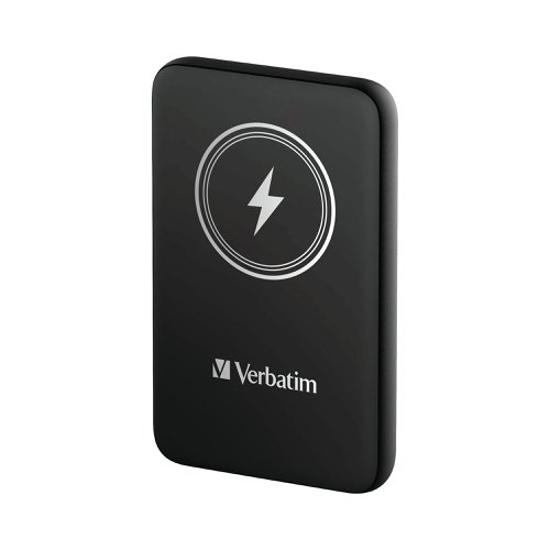 Verbatim Charge n Go Power Bank Magnetic Wireless Charging 10000mAh Black 32245