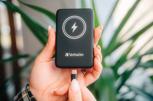 Verbatim Charge n Go Power Bank Magnetic Wireless Charging 10000mAh Black 32245