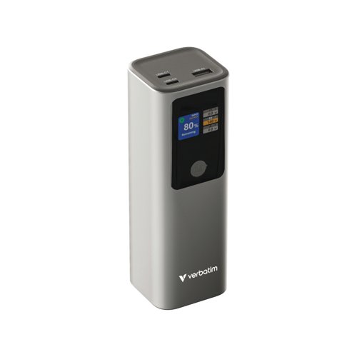VM32269 | Equipped with the latest PD 3.1 fast-charging technology, the Charge n Go Power Bank supports high power output up to 140W via two USB-C ports. Its additional USB-A port with QC 3.0 delivers up to 18W for quick device top-ups. With the ability to charge three devices simultaneously, it's ideal for both personal and shared use. The digital TFT display ensures you're always informed, showing real-time power status and wattage output with a colour-coded system. Simplify your charging experience with bi-directional USB-C capability, allowing one port to handle both charging input and output. Built with advanced safety features, including overcurrent, short circuit, and over-temperature protection, this power bank guarantees secure energy on the go.