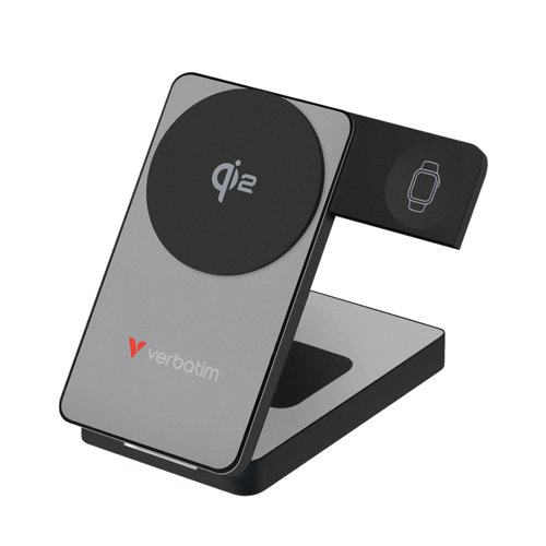 Verbatim QI2 Magnetic Wireless Power Bank 10000 Mah Grey 32295