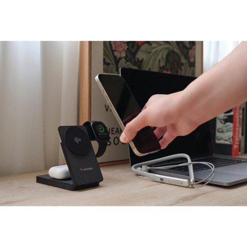 Verbatim QI2 Magnetic Wireless Power Bank 10000 Mah Grey 32295