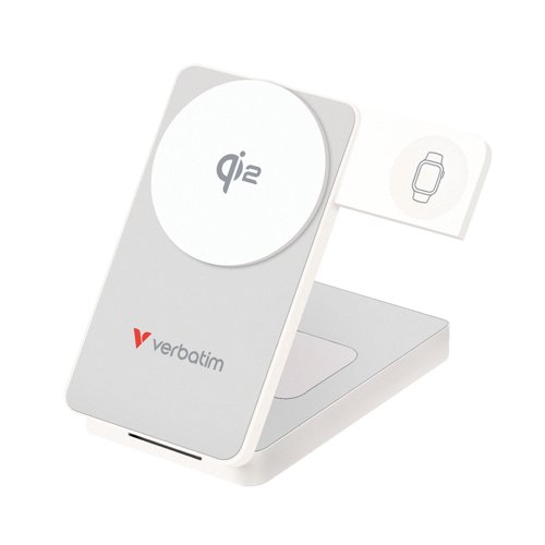 Verbatim QI2 Magnetic Wireless Power Bank 10000 Mah White 32296