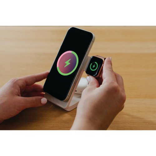 Verbatim QI2 Magnetic Wireless Power Bank 10000 Mah White 32296