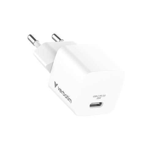 Verbatim Mini USB-C Charger 20W EU Plug 32395