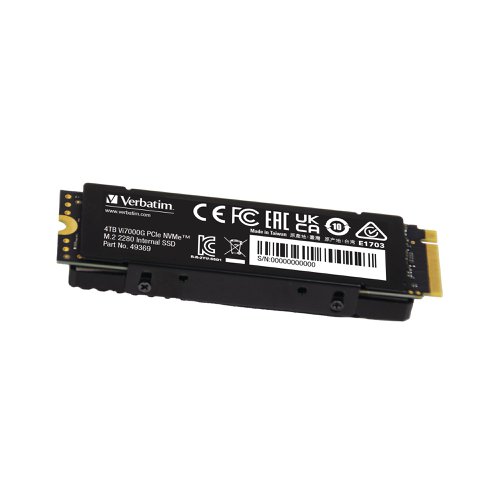 Verbatim Vi7000G M.2 PCIe NVMe Solid State Drive 4TB 49369