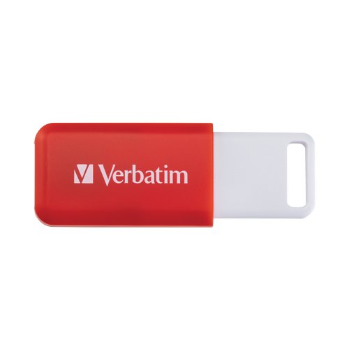 Verbatim Databar USB Drive USB 2.0 16GB Red 49453