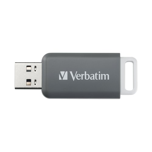 Verbatim Databar USB Drive USB 2.0 128GB Grey 49456