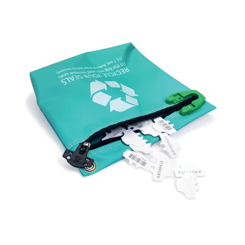 Versapak Security Seal Recycle Scheme Bag 406x305x76mm Green VFT2 6015