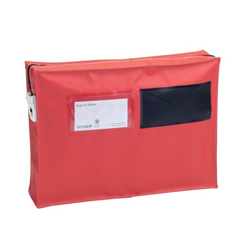 Versapak Mail Pouch with Gussett 355x250x75mm Small Red ZG1T2SEAL Mailing Pouches VP00116