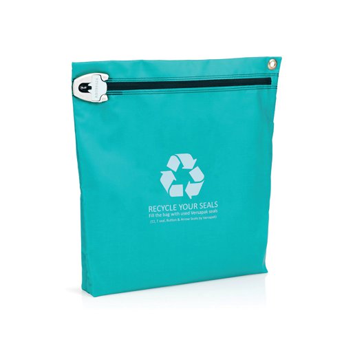 Versapak Security Seal Recycle Scheme Bag 356x356x50mm Green CCB4 6018 | VP00268 | Versapak