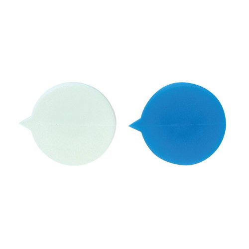 GoSecure Security Seals Plain Round Blue (Pack of 500) IMSealBL