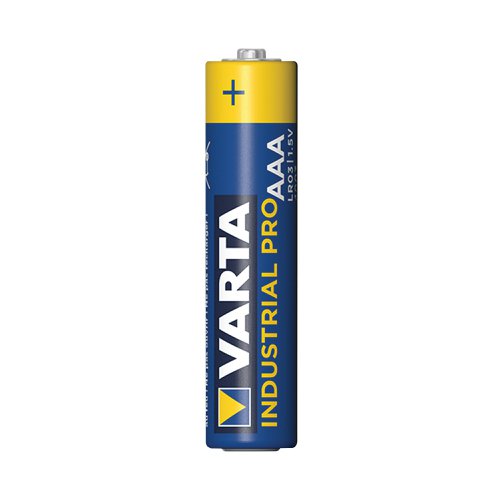 Varta Longlife Industrial Pro is a superlative battery for OEM business. Suitable for battery operated toys, wireless mice and flashlights, etc., it offers powerful energy. This battery pack contains 500 batteries supplied in a cardboard box with easy access.