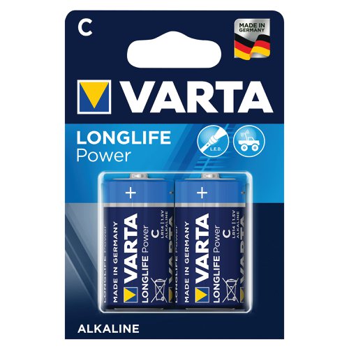 Made in Germany, Varta alkaline batteries are built for power and reliability. They offer a 10 year shelf life, so they're ready when you need them, and come in a convenient single press out pack so you can store unused batteries until they're needed.