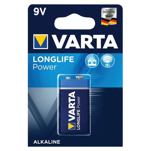 Made in Germany, Varta alkaline batteries are built for power and reliability. They offer a 10 year shelf life, so they're ready when you need them, and come in a convenient single press out pack so you can store unused batteries until they're needed.