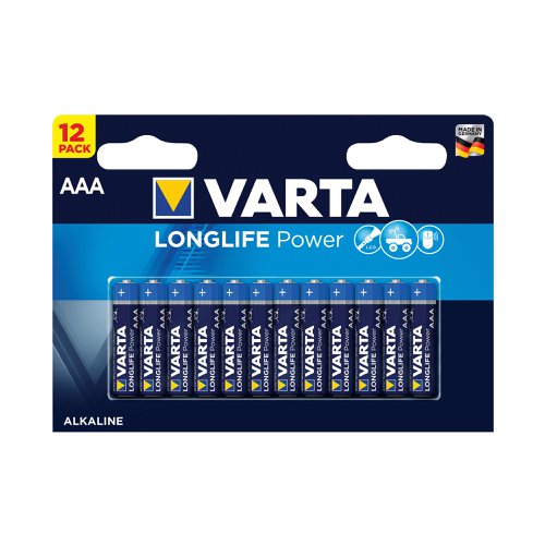 Made in Germany, Varta alkaline batteries are built for power and reliability. They offer a 10 year shelf life, so they're ready when you need them, and come in a convenient single press out pack so you can store unused batteries until they're needed.