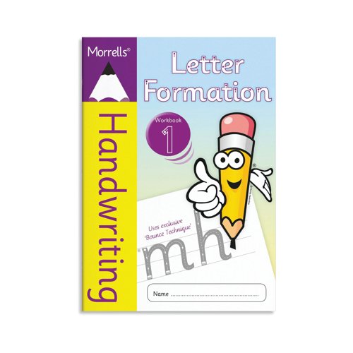 Morrells Handwriting Letter Formation Alphabet Workbook 1 MHLF1-8