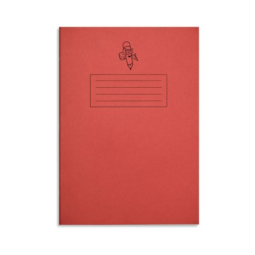 Morrells Handwriting Exercise Book Nrow Line A4 Red Pack of 50 MHNLR-0