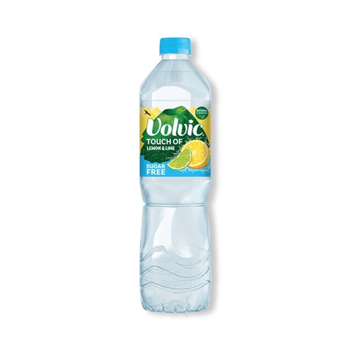 Volvic Touch of Fruit Mineral Water Lemon/Lime 1.5L Pack of 6 199531