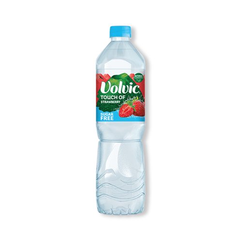 Volvic Touch of Fruit Mineral Water Strawberry 1.5L Pack of 6 195482