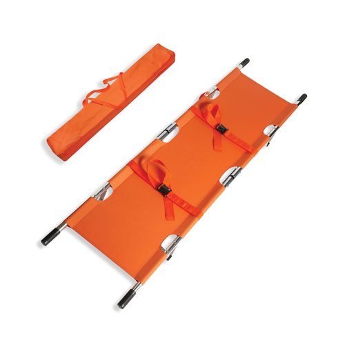 Wallace Cameron Orange Folding Aluminium Stretcher 7000088