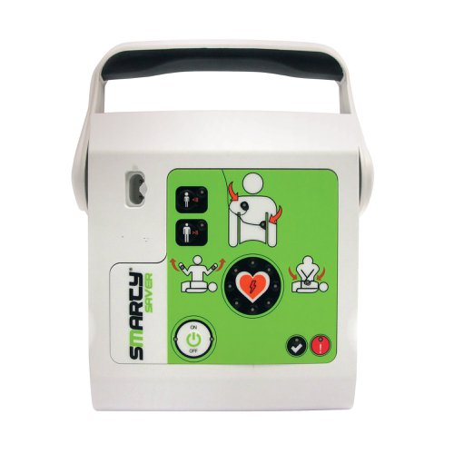 Smarty Saver Semi Automatic Defibrillator with Sturdy Defibrillator Case SM1B1001