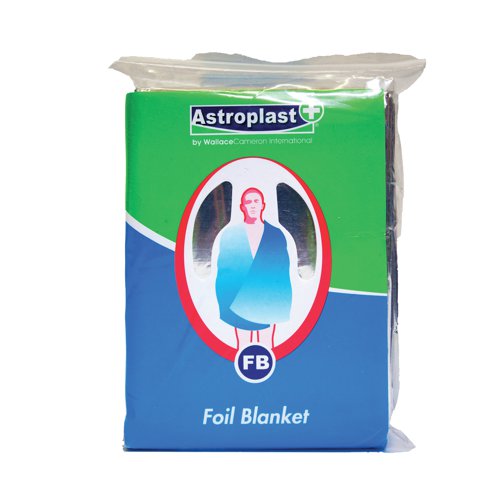 Ideal for use in emergency situations to treat shock, or after strenuous physical exercise, this Wallace Cameron emergency foil blanket maintains body heat and prevents hypothermia. The disposable blankets come in a handy pack of six and can be thrown away easily after use. The blankets wrap around the body to keep you insulated, preventing thermal energy from escaping and ensuring your core temperature stays at a secure level.