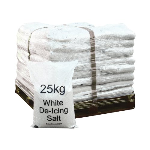 Winter De-Icing Salt White 25kg (Pack of 40) 383208