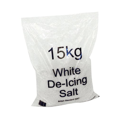 White Winter 15kg Bag De-Icing Salt (Pack of 30) 379758