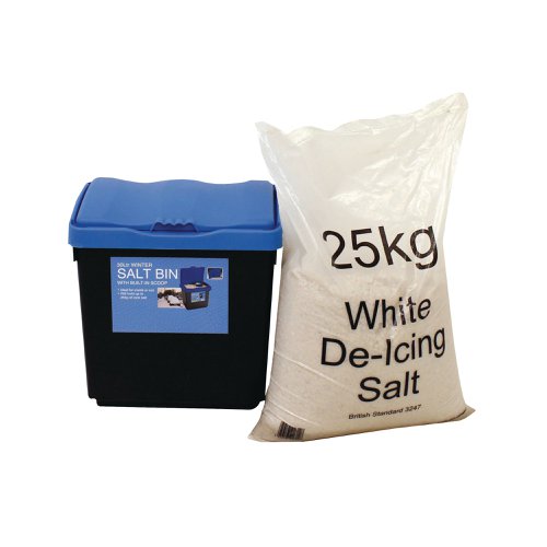 30 Litre Grit Bin and 25kg Salt Kit 389113 | WE35438 | HC Slingsby PLC