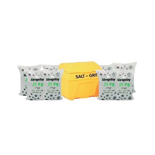 Fd Winter Salt/Grit Bin Basic Kit 200 Litre with 8x25kg Salt 360201