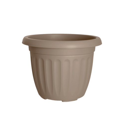 Whitefurze 40cm Athens Round Planter Taupe G07R40TP
