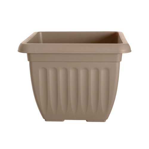 Whitefurze 40cm Athens Square Planter Taupe G07S40TP