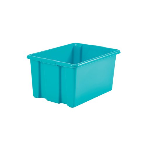 Stack And Store 32 Litres Medium Teal Storage Box S01M809 | Whatmore