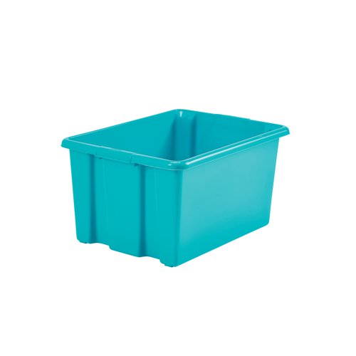 Stack And Store 14 Litres Small Teal Storage Box S01S809 | Whatmore