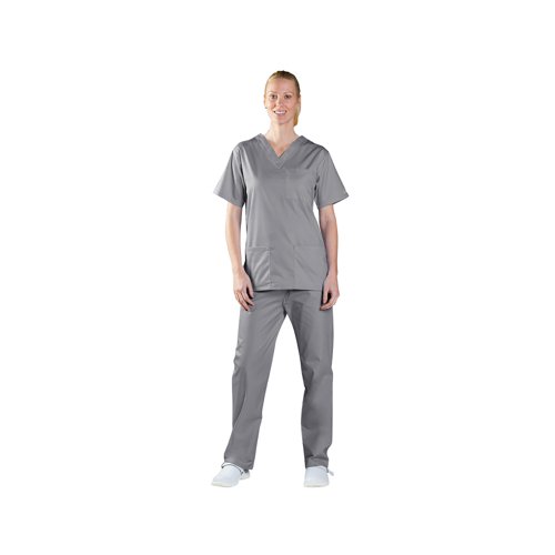 434NPH Unisex Smart Scrub Top Storm Grey Size 3XL 434NPH/STOR/3XL
