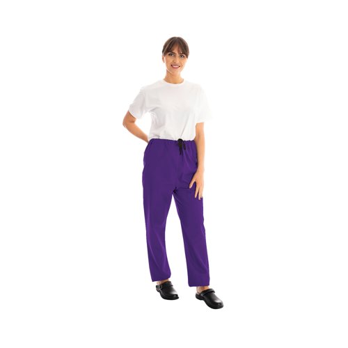 434TR Unisex Smart Scrub Trouser Purple Size XL 434TR/PURP/XL