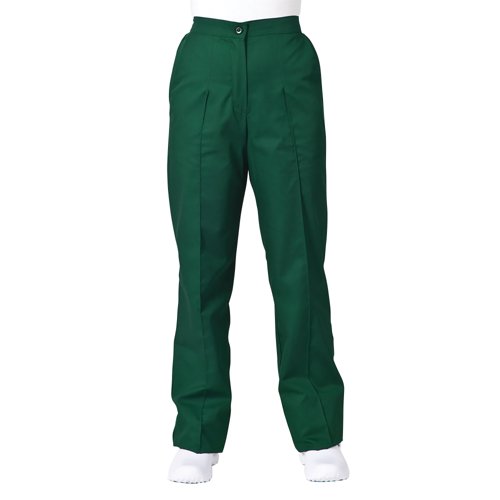 Work in Style ANNE Female Healthcare Trouser Bottle Green Size 30 in ANNE/Bottle Green/30