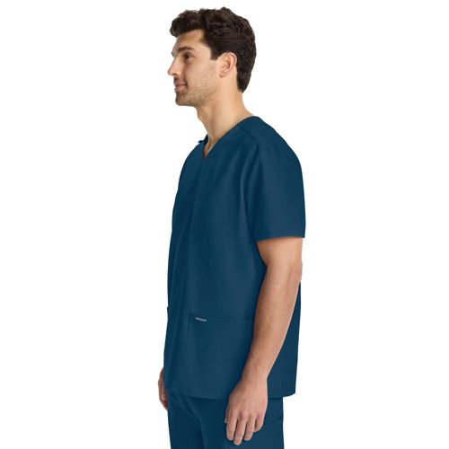 Cherokee Originals V-Neck Scrub Top Carib Blue L CKE00014A/CARI/L