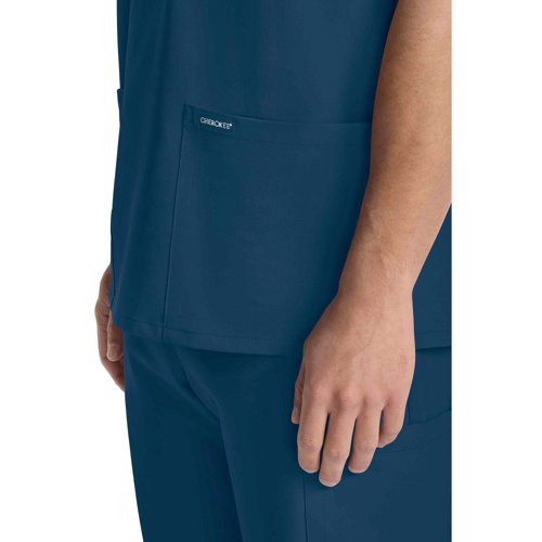 Cherokee Originals V-Neck Scrub Top Carib Blue M CKE00014A/CARI/M