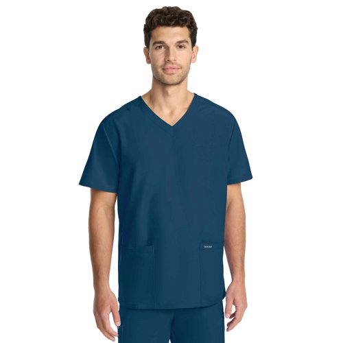 Cherokee Originals V-Neck Scrub Top Carib Blue S CKE00014A/CARI/S