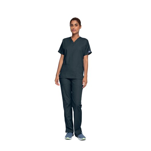 Cherokee Unisex Scrub Top Pewter 4XL CH4700/PEWT/4XL