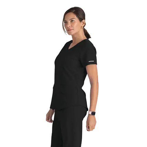 Skechers Breeze Women's Scrub Top Black M SK101/BLAC/M