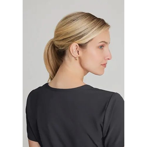 Skechers Womens V-Neck Scrub Top Pewter S SK102/PEWT/S