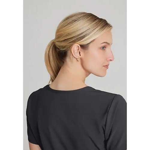 Skechers Womens V-Neck Scrub Top Pewter L SK102/PEWT/L