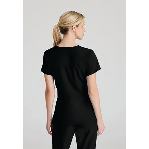 Skechers Womens V-Neck Scrub Top Black 2XL SK102/BLAC/2XL