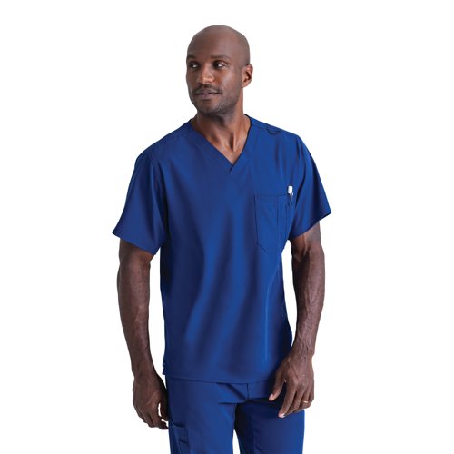 Skechers Unisex V Neck Scrub Top Navy XS SK0112/NAVY/XS