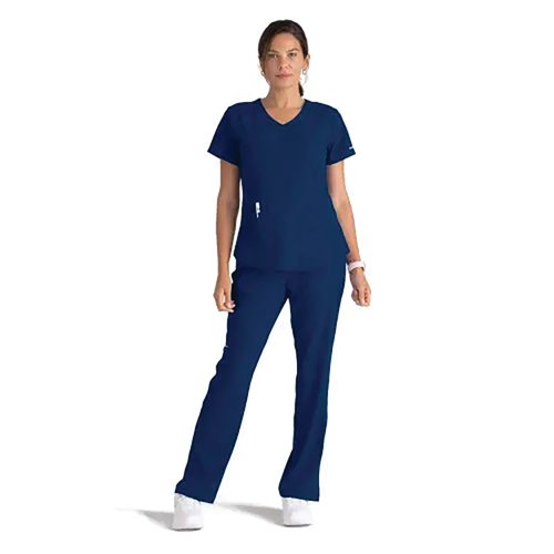 WIS12777 | The SK201 Female Reliance trouser with many advanced fabric technologies. Designed with healthcare workers in mind. Eco-friendly fabrics which incorporate 7 recycled plastic bottles in to every garment, that is 14 in each scrub set.