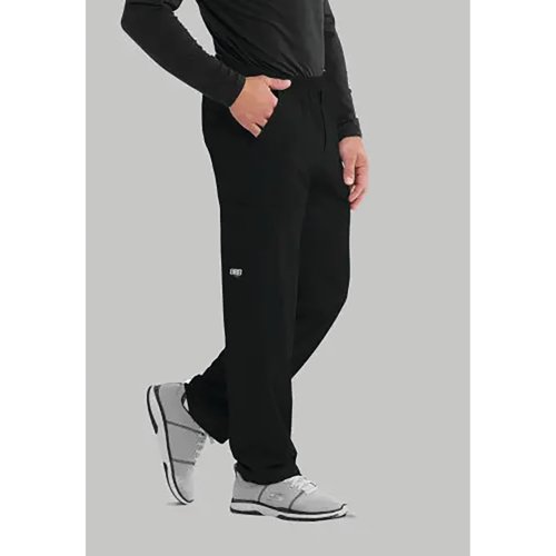 WIS12821 | The SK0215 Unisex Drawcord Scrub Trousers are a straight leg, elasticated waist trouser. These scrub trousers are made using recycled materials and every pair has saved 7 plastic bottles from landfill.