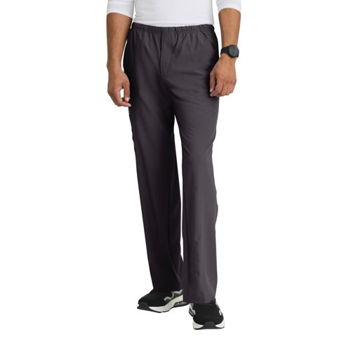 Skechers Unisex Drawcord Scrub Trousers Pewter L SK0215/PEWT/L